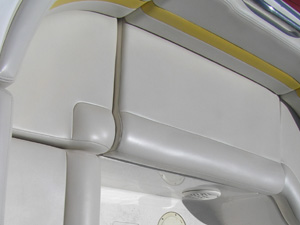 Sun burned boat vinyl - After