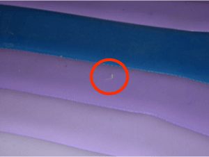 Rainbow vinyl marine sunpad - Before